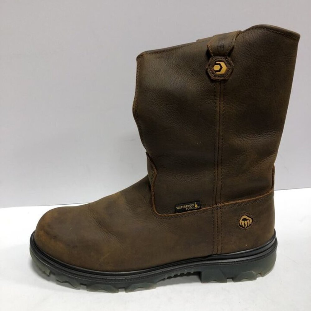 Wolverine Men's I-90 Welly Work Boots Brown Leather, Size 11 EW